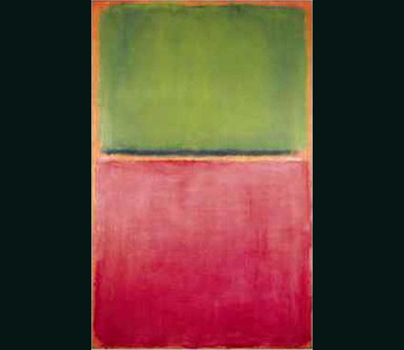 Untitled Green Red on Orange 1951 painting - Mark Rothko Untitled Green Red on Orange 1951 art painting